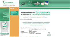 Desktop Screenshot of gatermann-arztbedarf.de