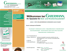 Tablet Screenshot of gatermann-arztbedarf.de
